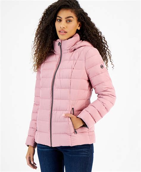 packable stretch puffer jacket michael kors